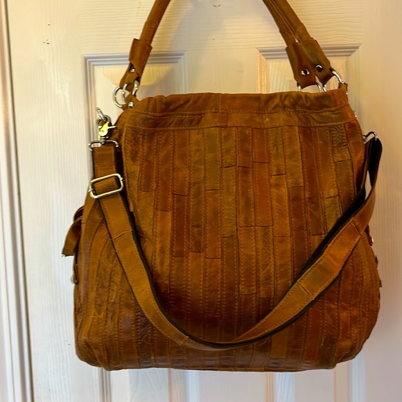 NWT~ 100% Genuine Leather “Amerileather” Shoulder bag/Crossbody/Tote/Satchel - Picture 6 of 12